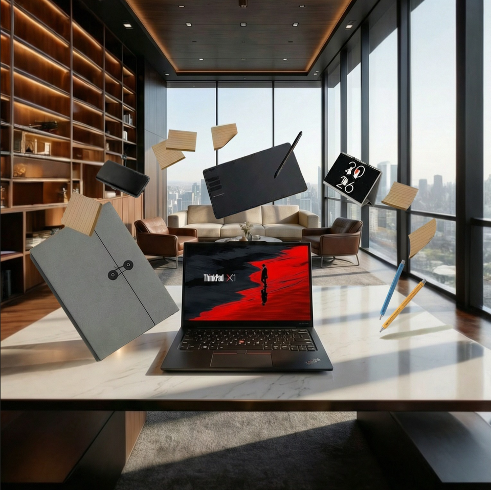 商业级AI视频-thinkpad多功能又轻薄